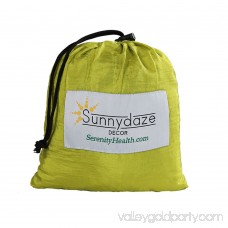 Sunnydaze Outdoor Pocket Blanket for Camping, Picnics, Hiking, and the Beach, Made from Lightweight Nylon, Lime and Charcoal 567147806